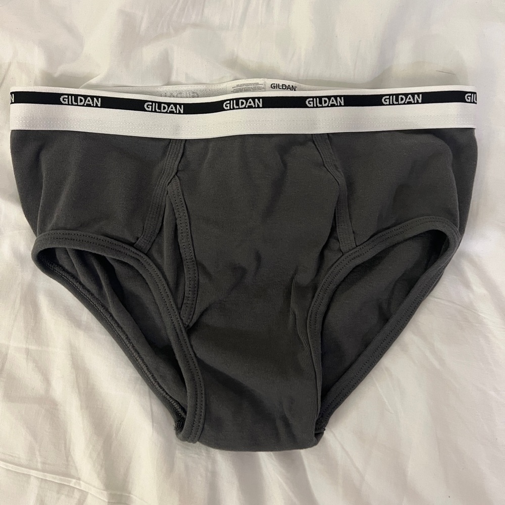 🩲 GRAY MEDIUM GLIDAN BRIEFS